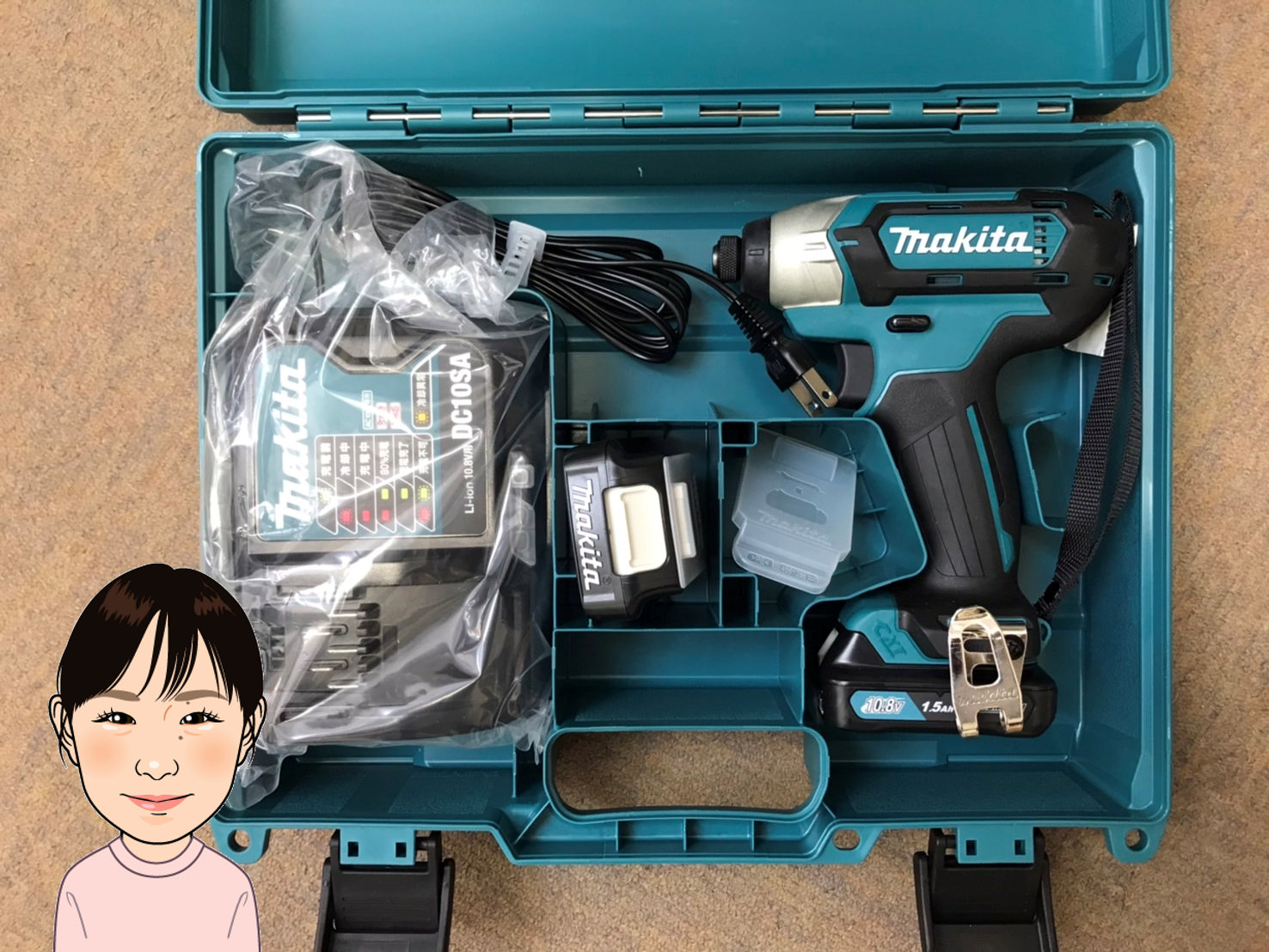 makita 【マキタ】 充電器インパクトドライバー TG110D 画像1