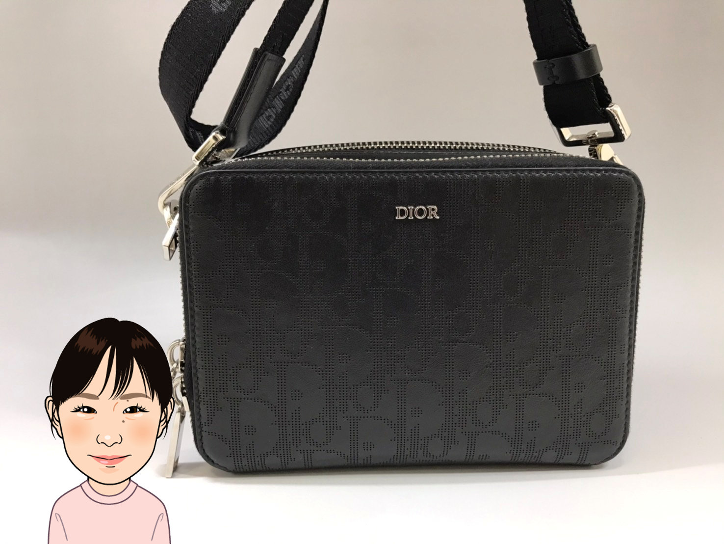 C.Dior 【クリスチャンディオール】  ギャラクシーオブリーク ショルダーバッグ 画像1