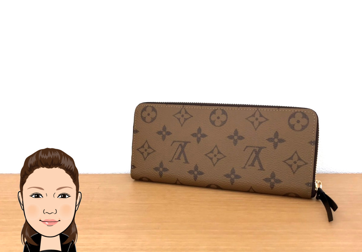 LOUIS VUITTON 【ルイヴィトン】 モノグラムリバース ポルトフォイユクレマンス 画像1