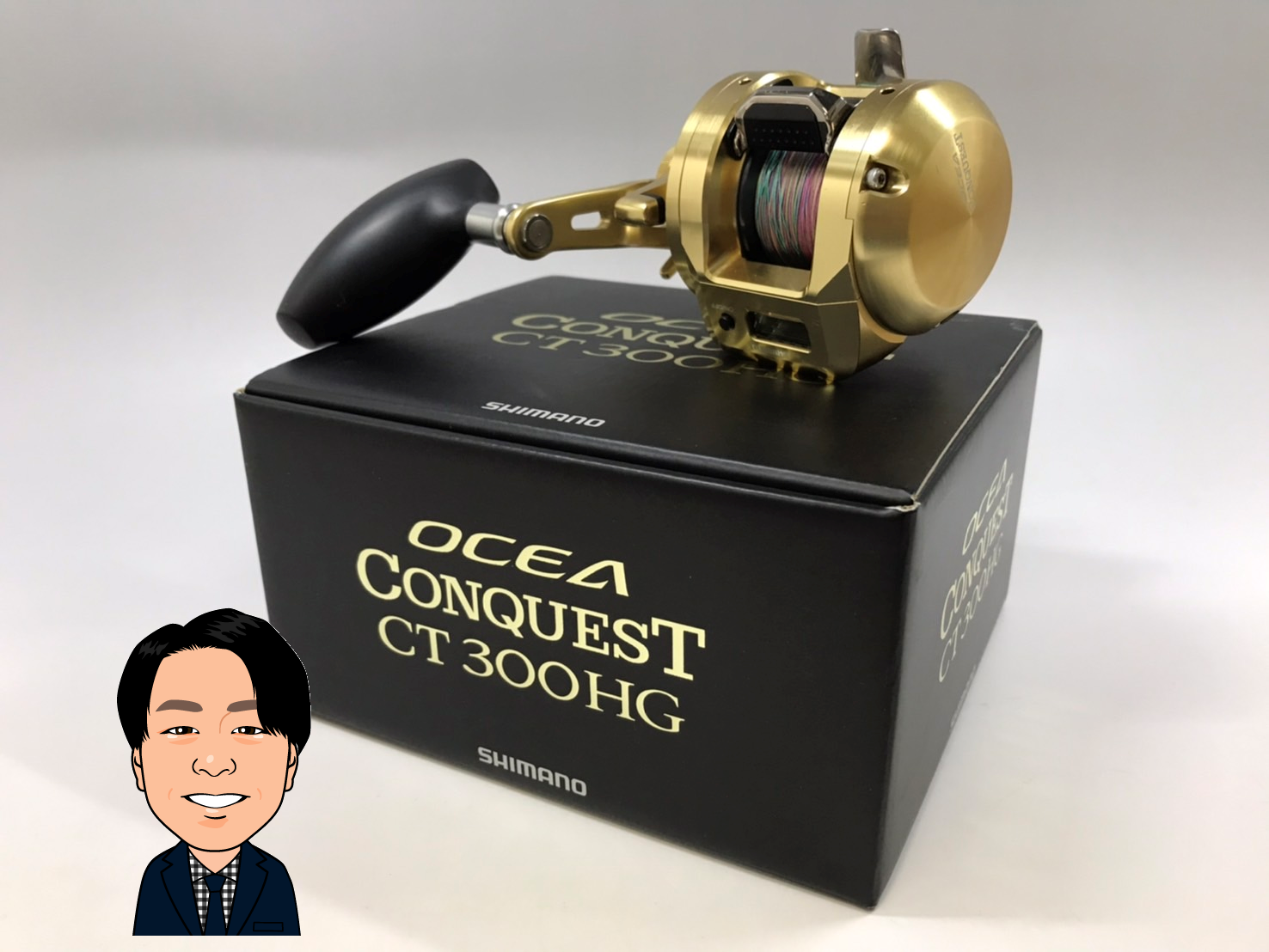 SHIMANO 【シマノ】 OCEA CONQUEST CT300HG リール 画像1