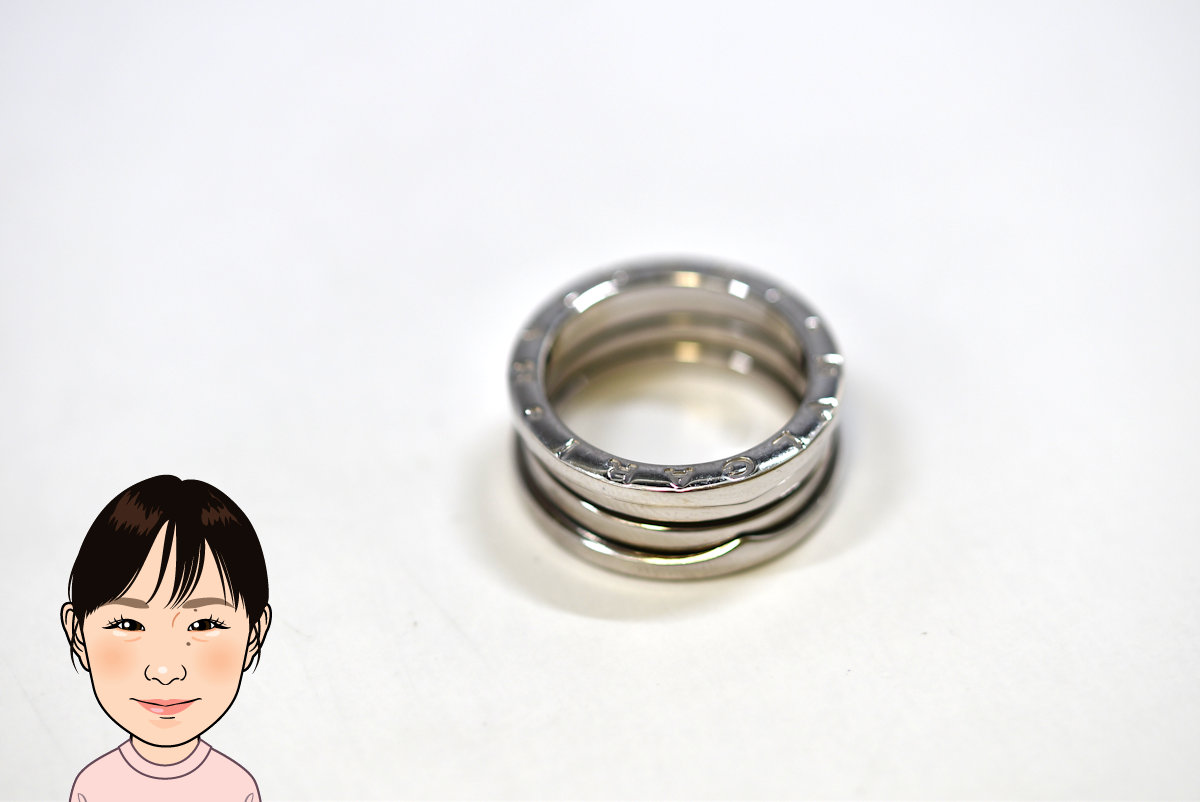BVLGARI 【ブルガリ】 K18WG B-zero1 ビーゼロワン リング 画像1
