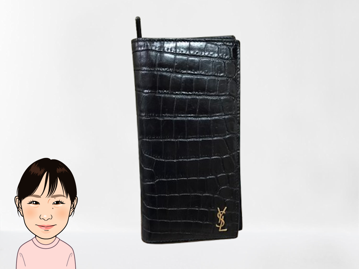 SAINT LAURENT 【サンローラン】 型押し革 長財布 画像1