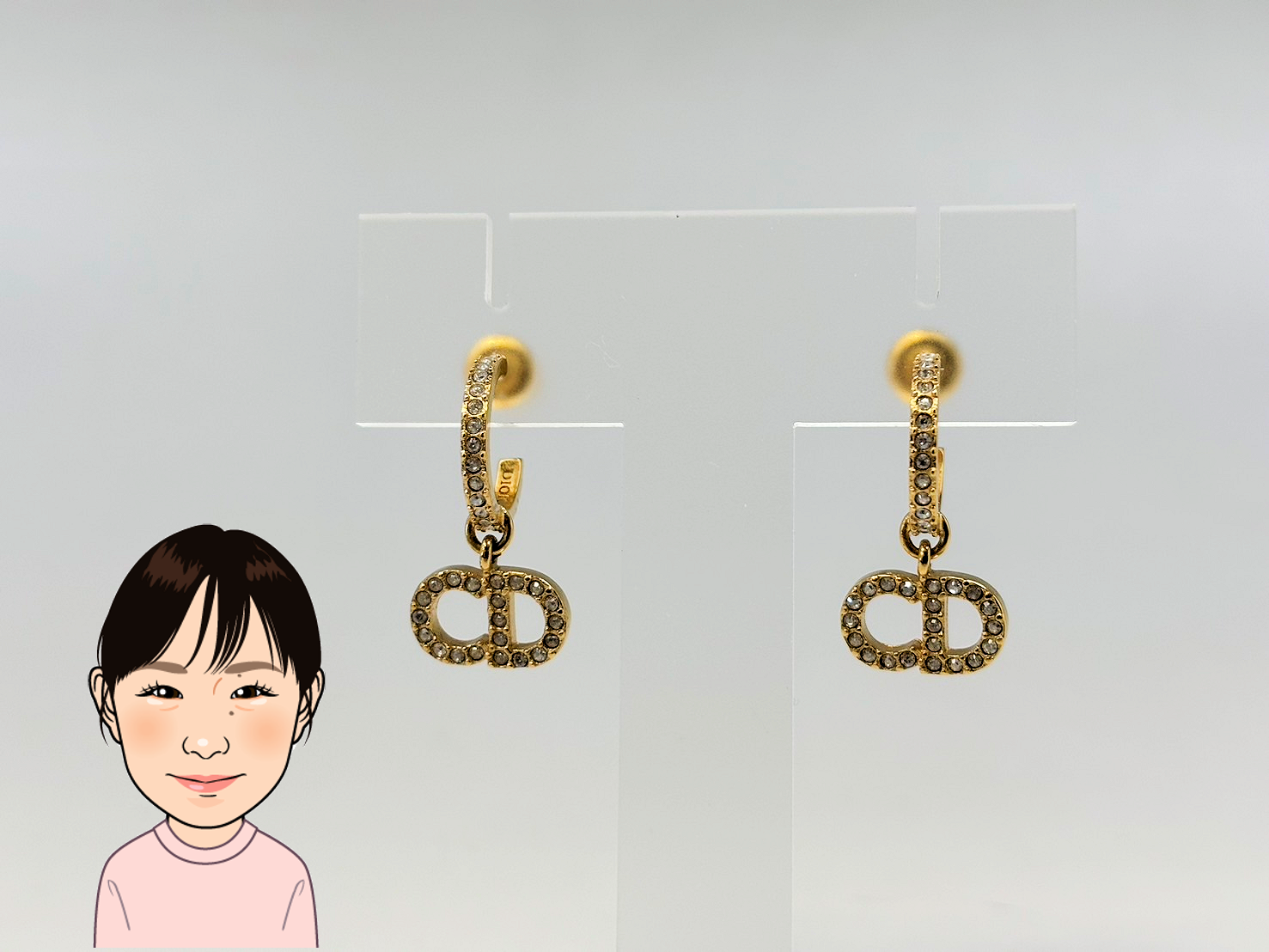 新品・未使用・未開封】Dior CLAIR D 引き寄せ LUNE クリップイヤリング