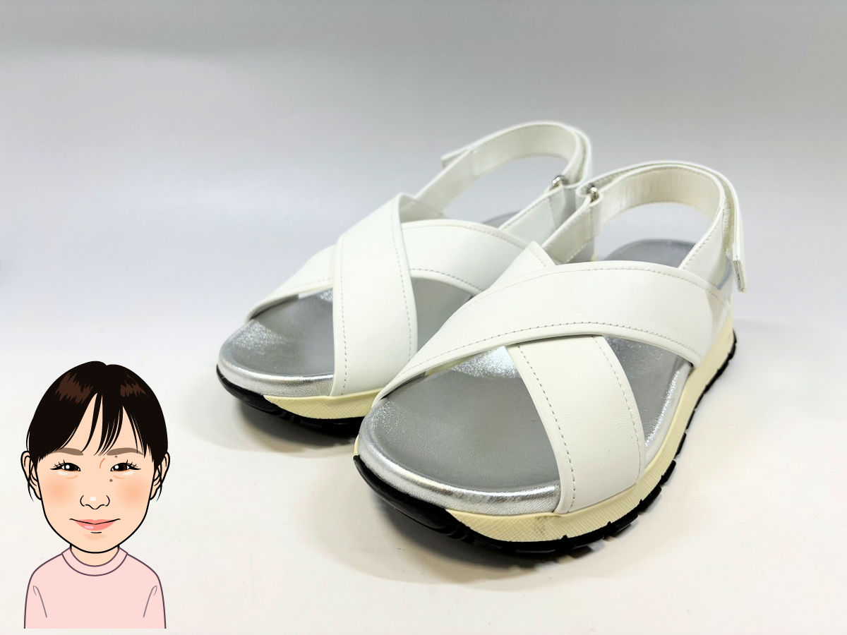 PRADA 【プラダ】 白 サンダル プラダスポーツ 画像1