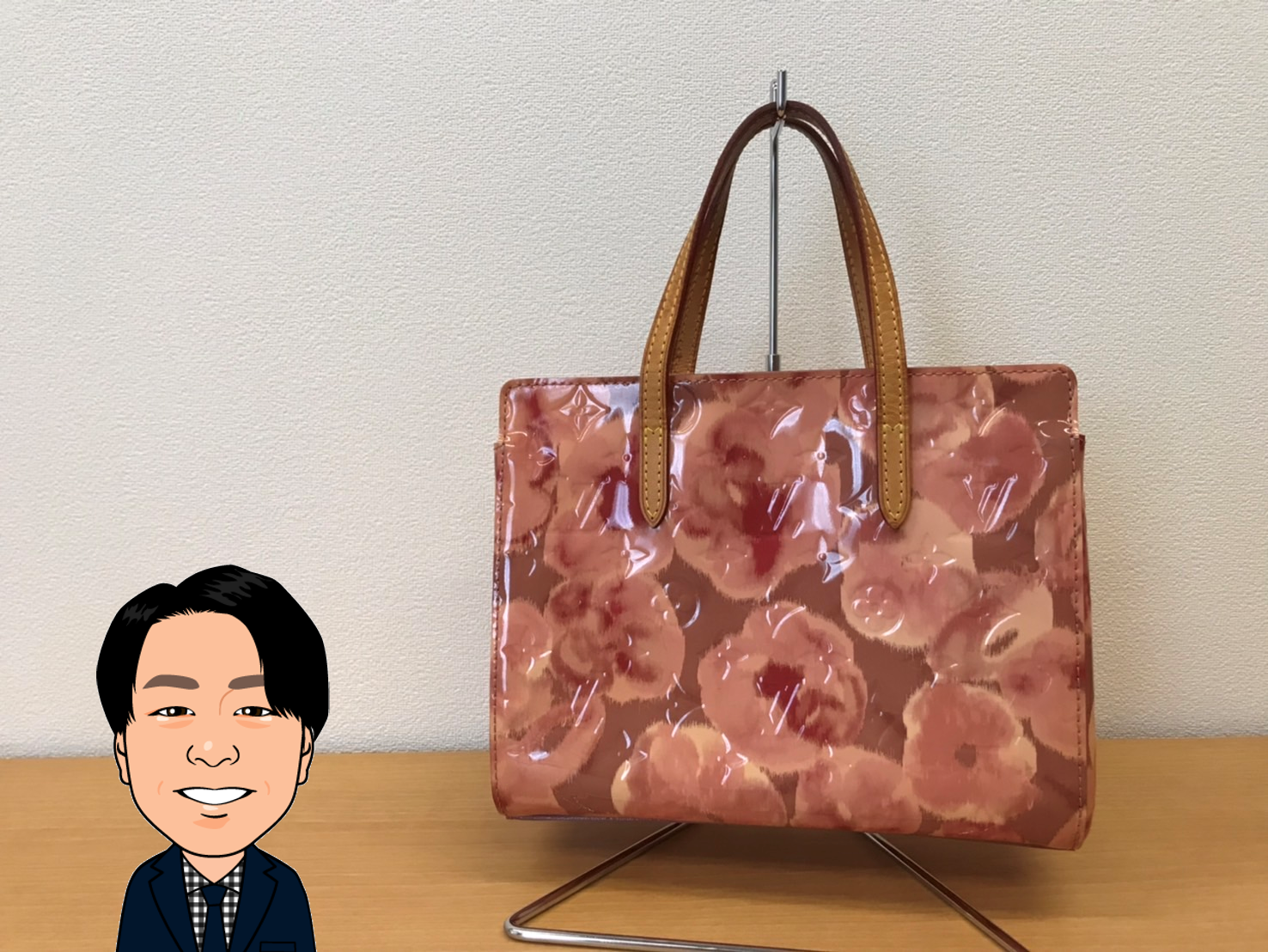 LOUIS VUITTON 【ルイヴィトン】 ヴェルニ カタリーナBB ミニトートバッグ 画像1