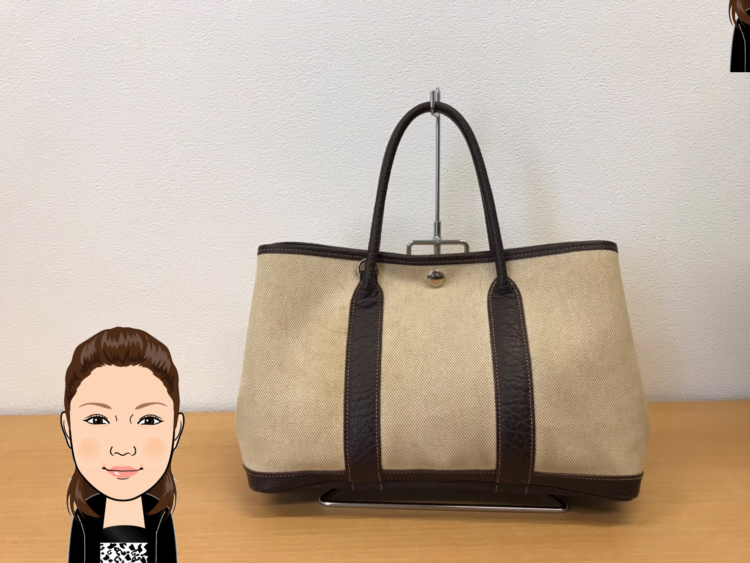 HERMES 【エルメス】 ガーデンパーティTPM トートバッグ 画像1