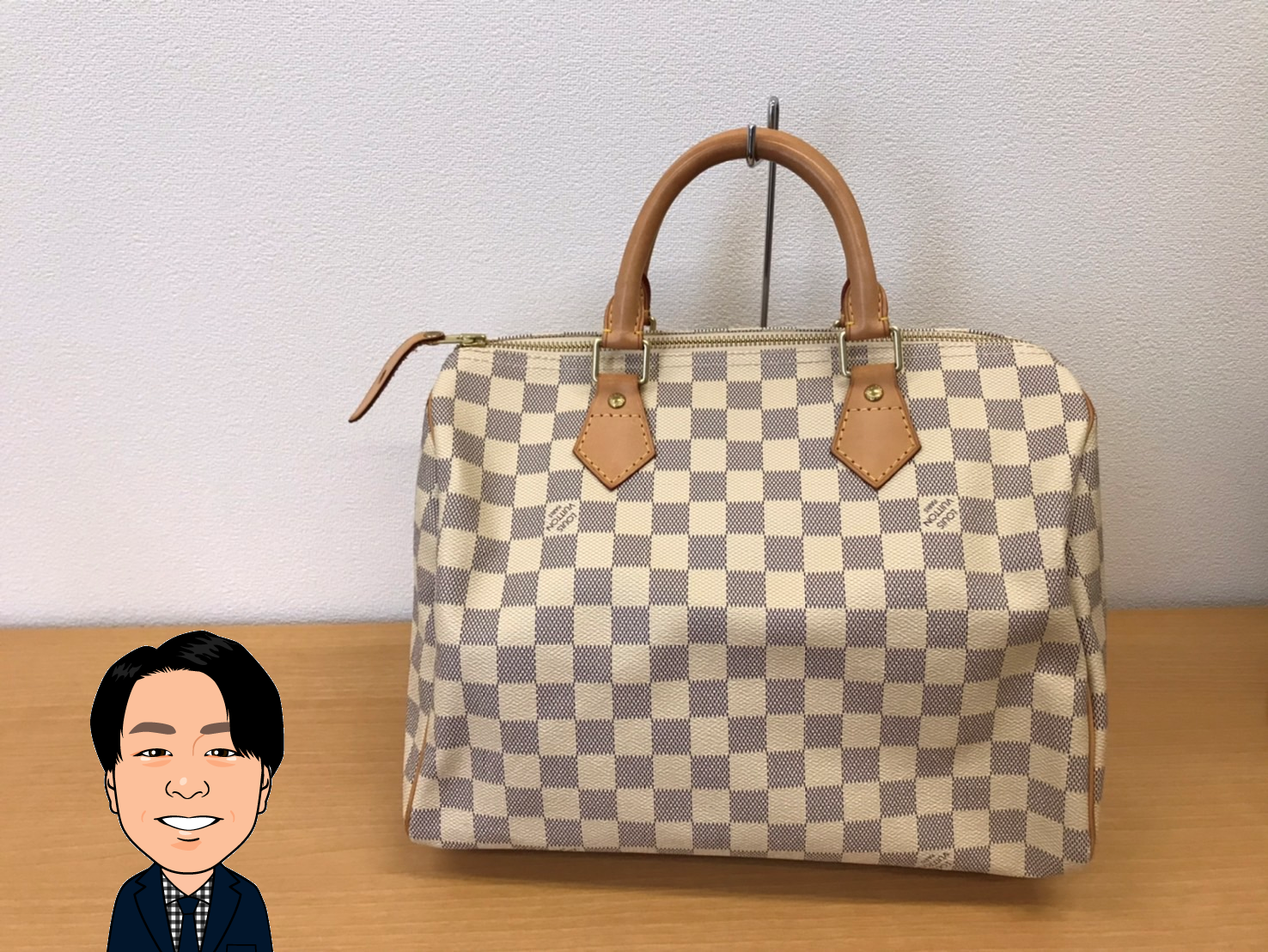 LOUIS VUITTON 【ルイヴィトン】 ダミエアズール スピーディ30 ハンドバッグ 画像1