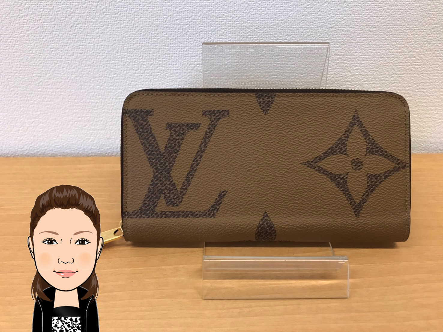LOUIS VUITTON 【ルイヴィトン】 モノグラムリバース ジッピーウォレット ラウンドファスナー長財布 画像1