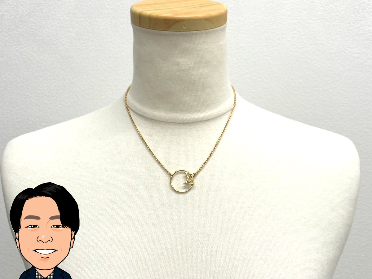 LOUIS VUITTON 【ルイヴィトン】 コリエ LV エクリプス ネックレス 画像1