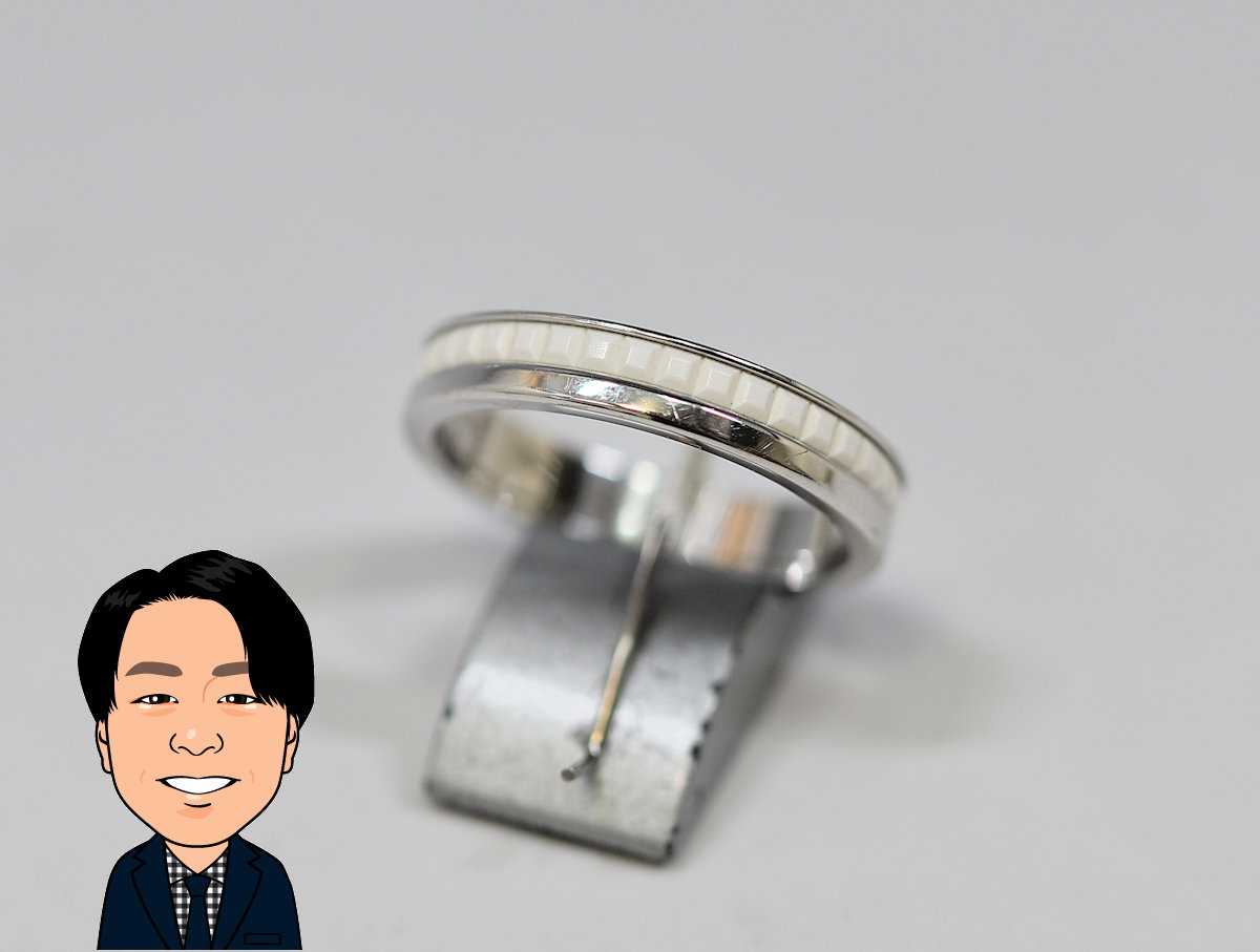 BOUCHERON 【ブシュロン】750WG キャトルホワイト リング 画像1