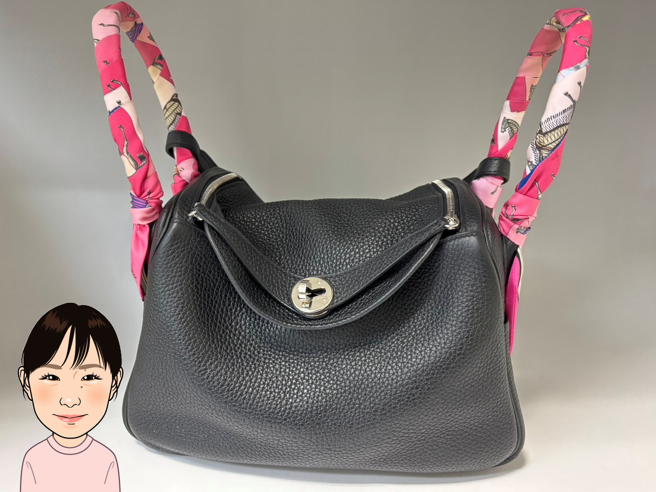 HERMES 【エルメス】 トリヨン 黒 リンディ26 画像1