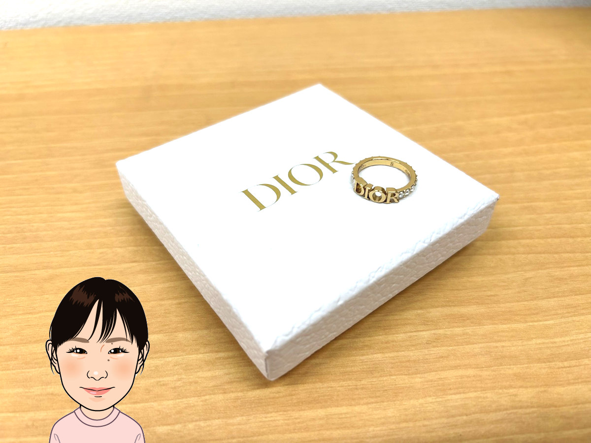 C.Dior 【クリスチャンディオール】 GP ストーン付き 指輪 ディオレボリューション 画像1