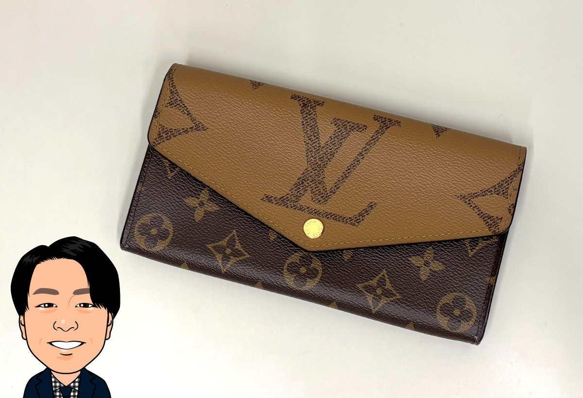 極上美品】ルイヴィトン モノグラム ジャイアントリバース 長財布 