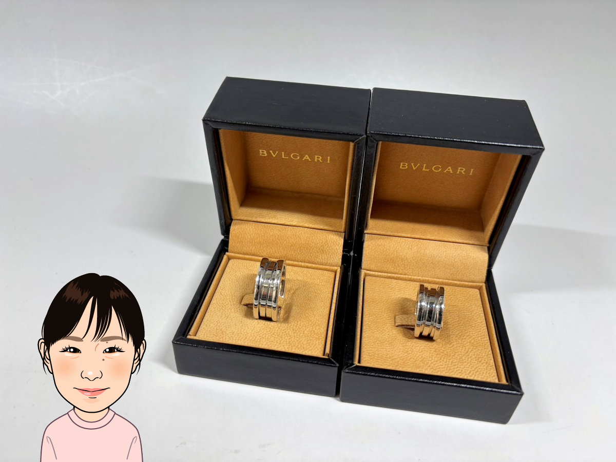 BVLGARI 【ブルガリ】 K18WG B-ZERO1 ビーゼロワン 指輪 画像1