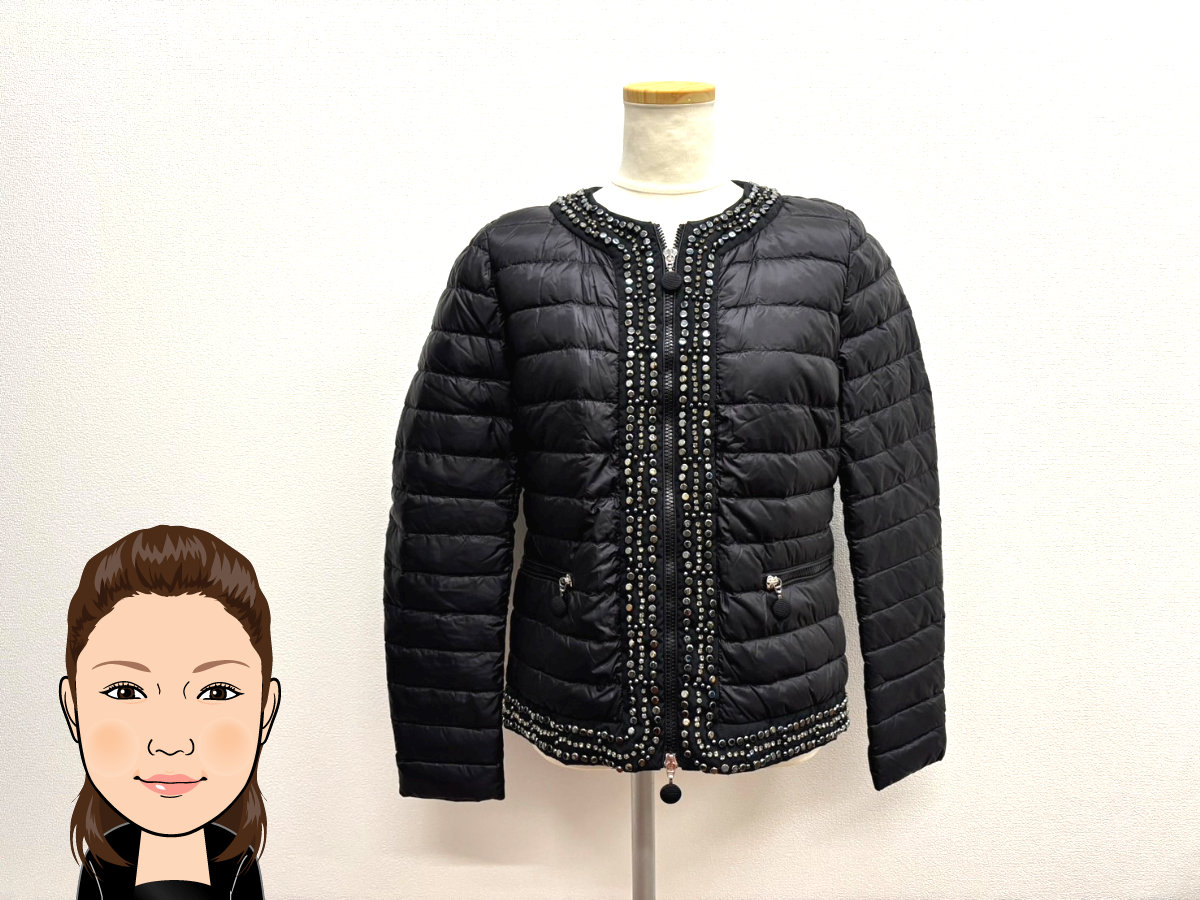 MONCLER 【モンクレール】 ビジュー付きダウンジャケット 画像1