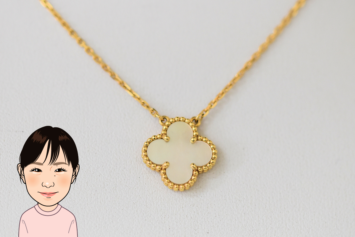 Van Cleef & Arpels【ヴァンクリーフ&アーペル】 ヴィンテージアルハンブラ シェル 1P ネックレス 画像1