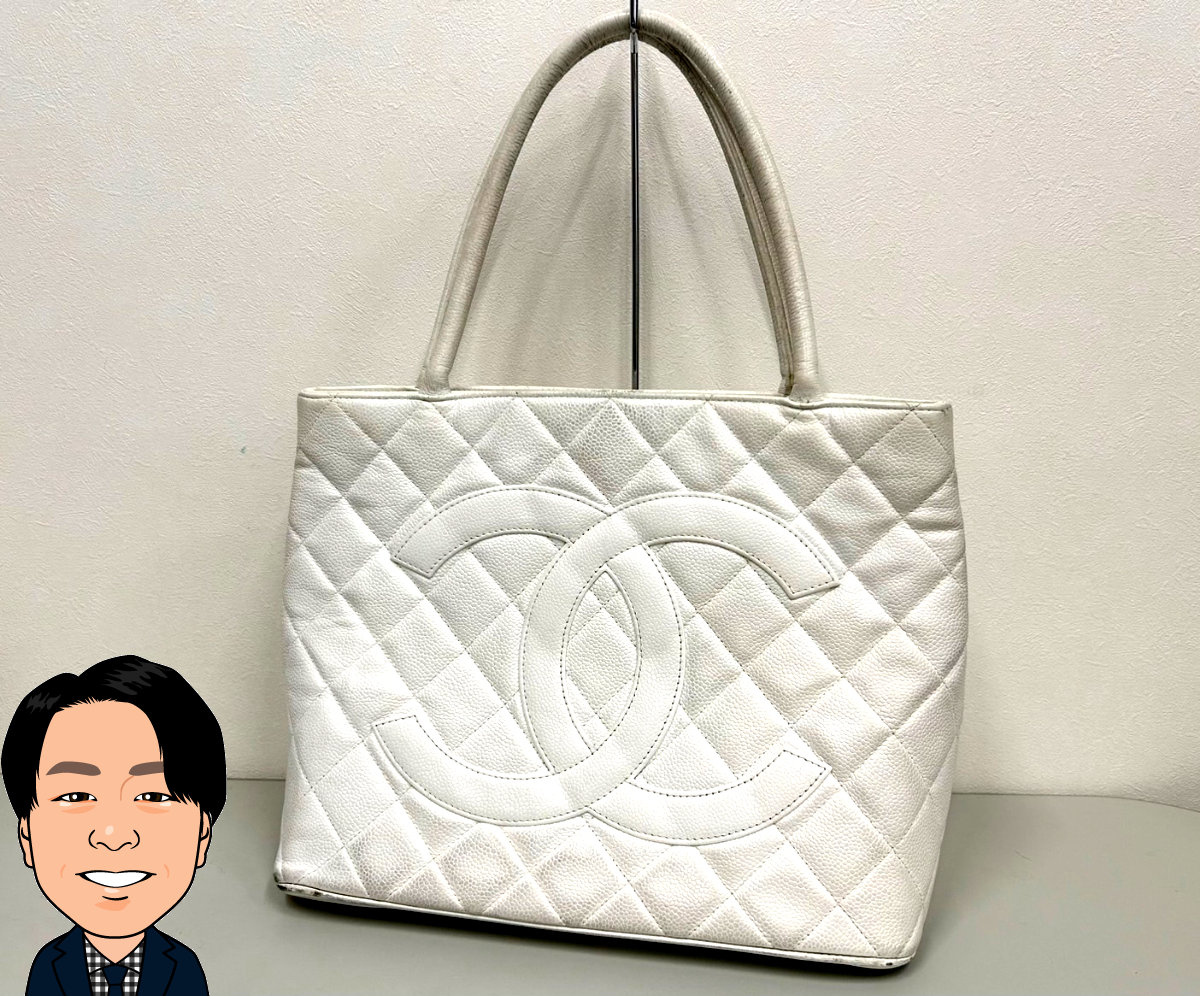 CHANEL 【シャネル】 キャビアスキン 復刻トート 画像1