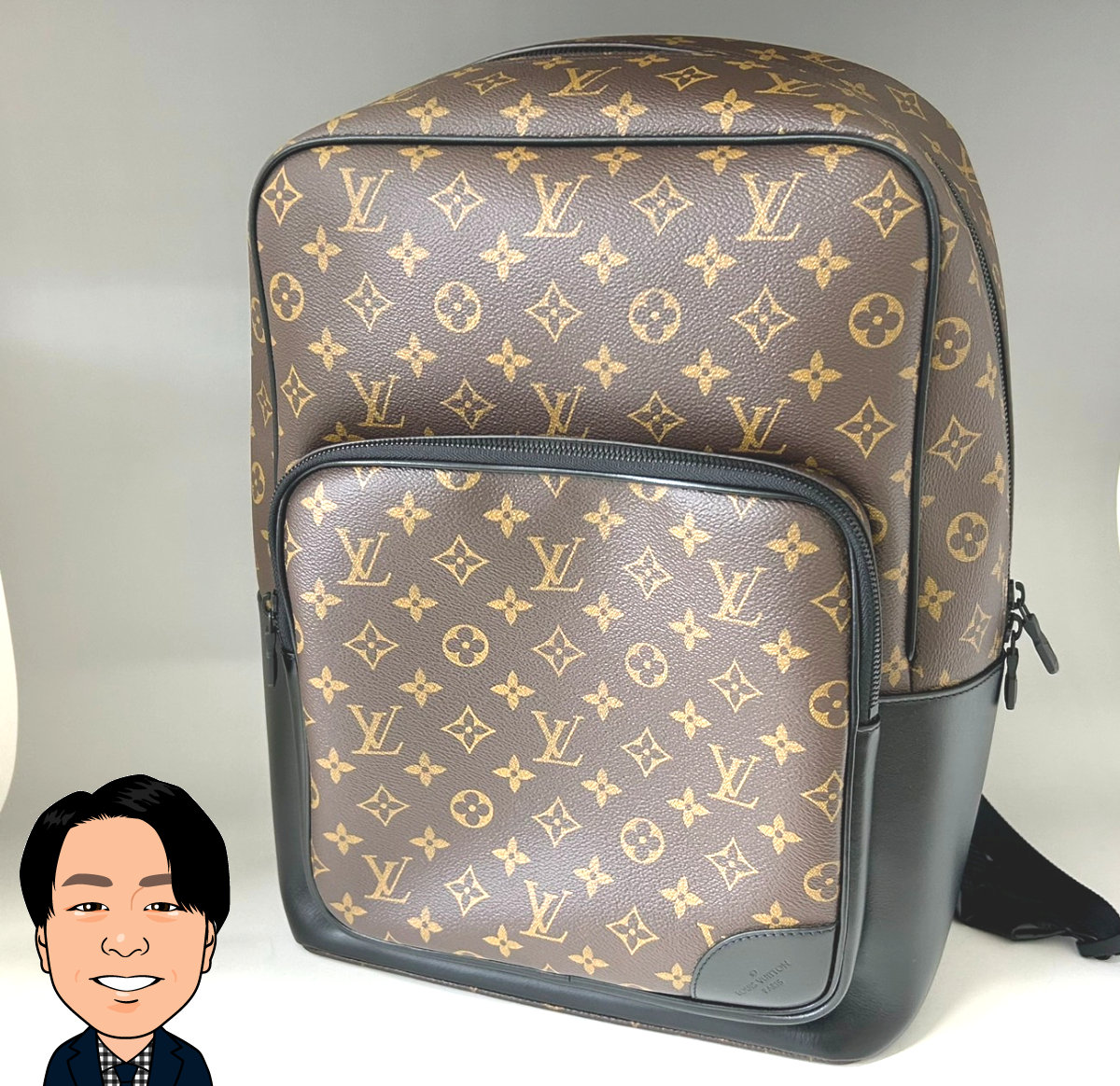 LOUIS VUITTON 【ルイヴィトン】 モノグラム･マカサー ディーンバックパック リュック M45535 画像1