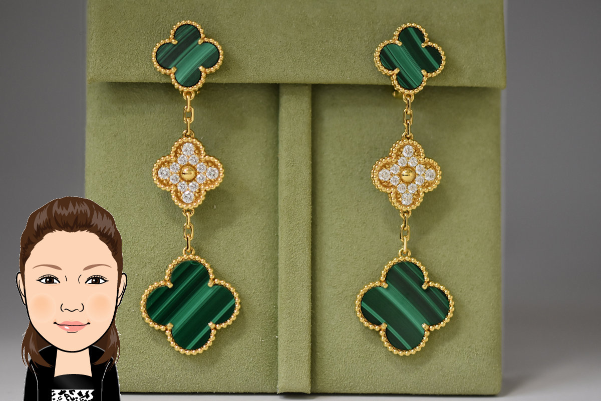 Van Cleef & Arpels【ヴァンクリーフ&アーペル】 マジックアルハンブラ ピアス 画像1