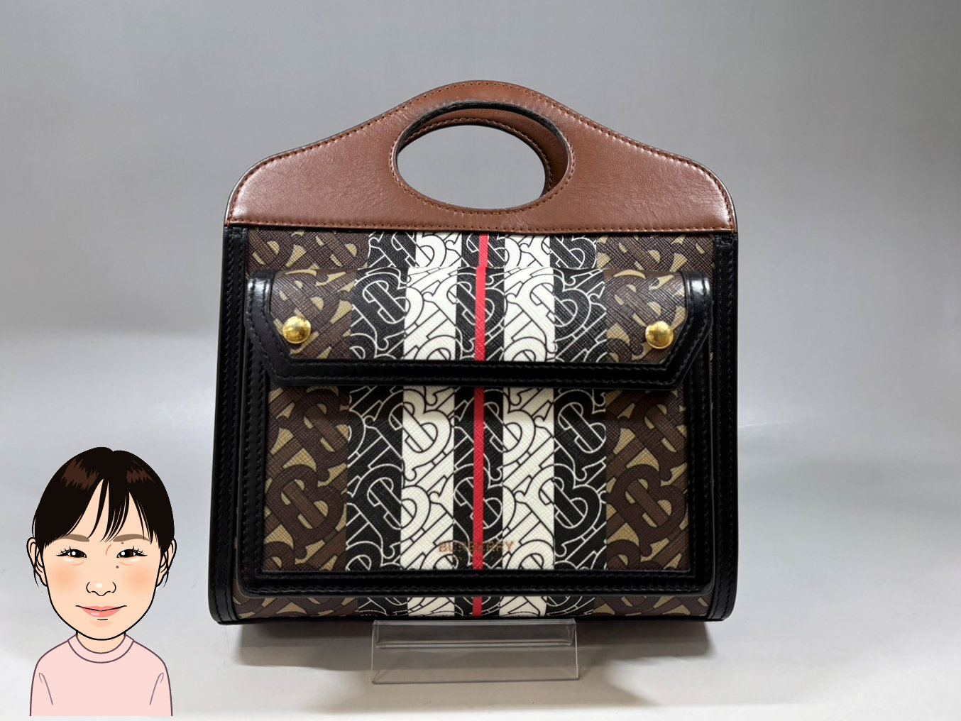 BURBERRY 【バーバリー】 TBモノグラム ポケットバッグ 画像1