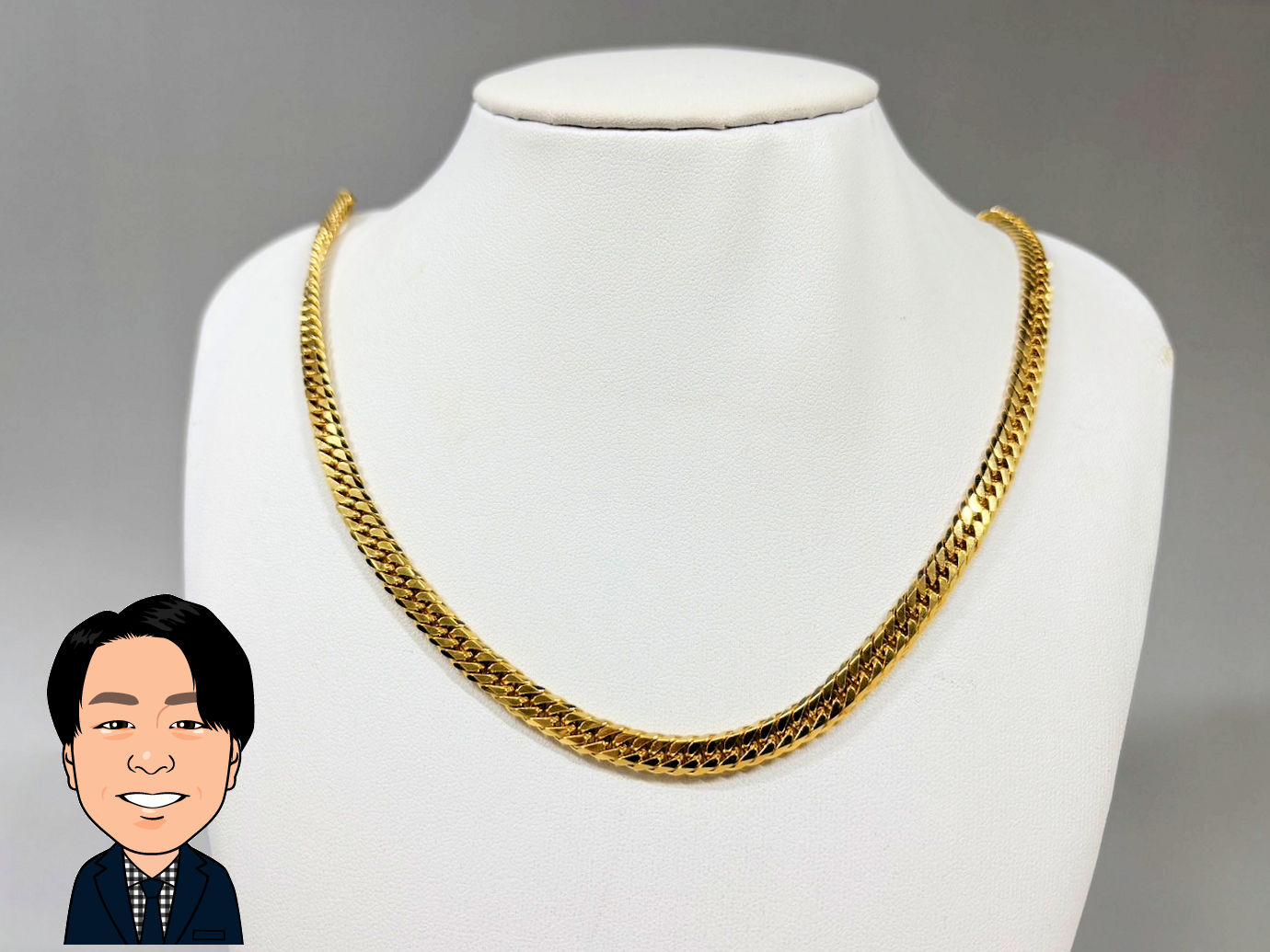K18 【18金】 喜平ネックレス 画像1