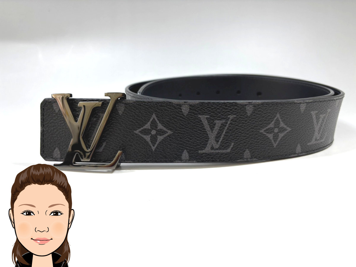 LOUIS VUITTON 【ルイヴィトン】 モノグラム･エクリプス サンチュールLVイニシャル ベルト 画像1
