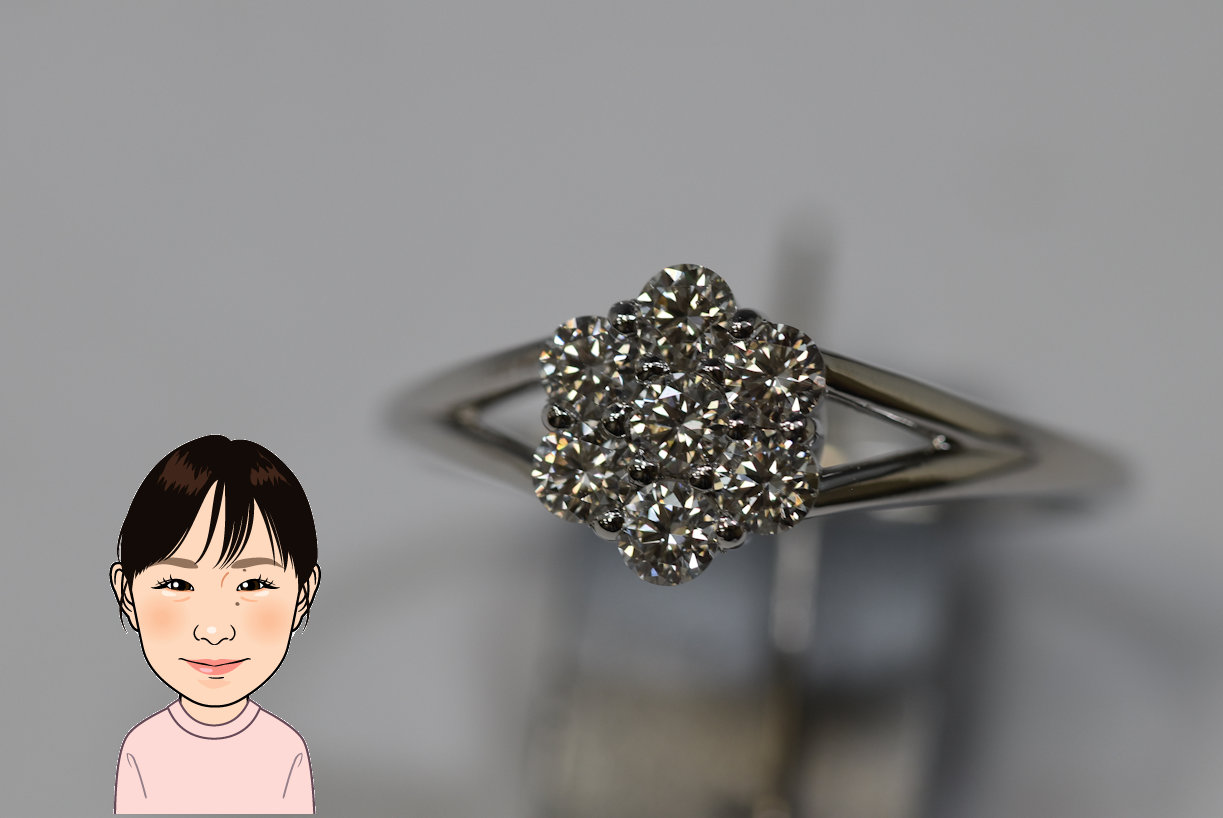 Pt950 【プラチナ】 ダイヤモンド 指輪 画像1