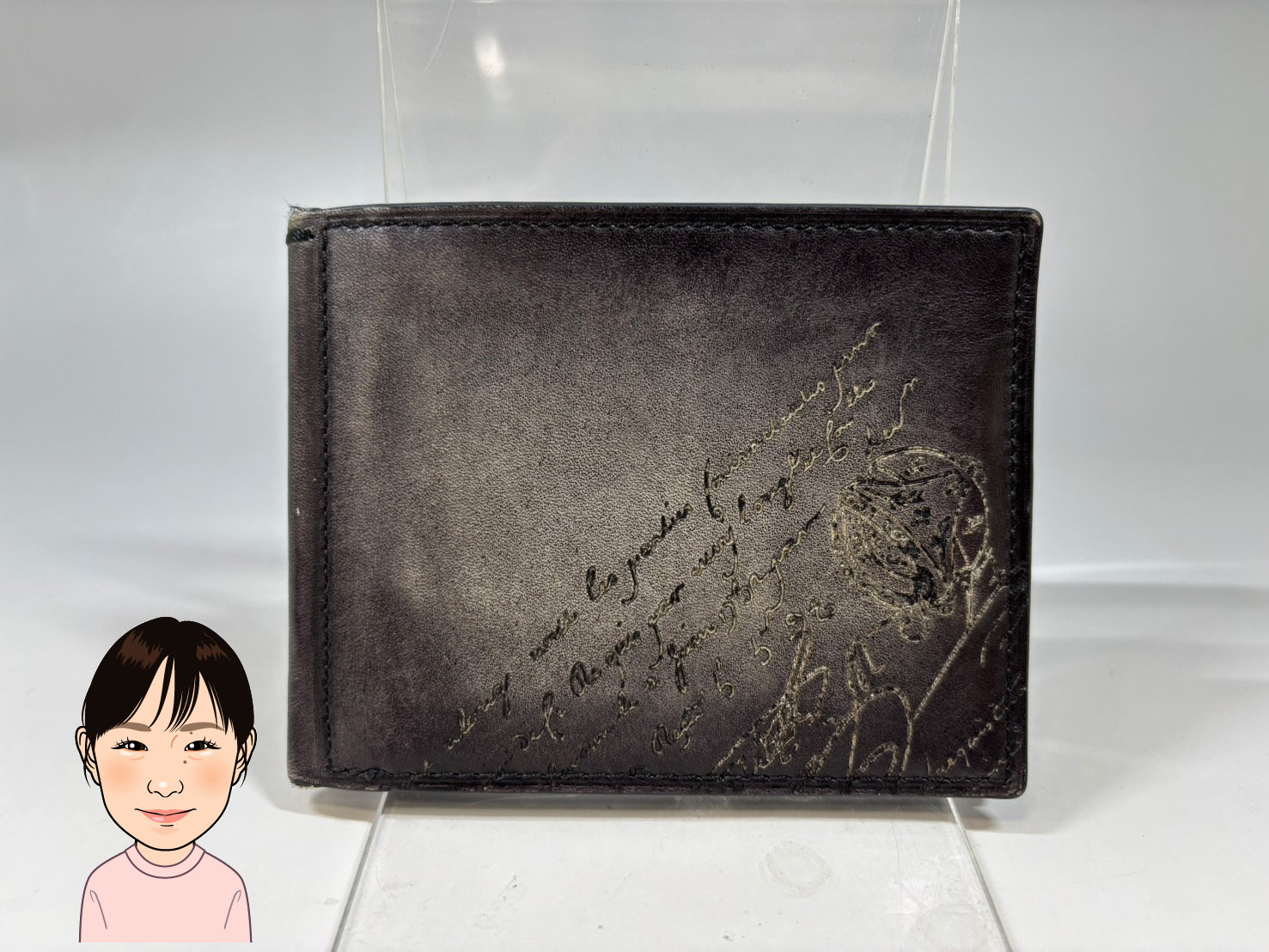 Berluti 【ベルルッティ】 カリグラフィ 二つ折り財布 画像1