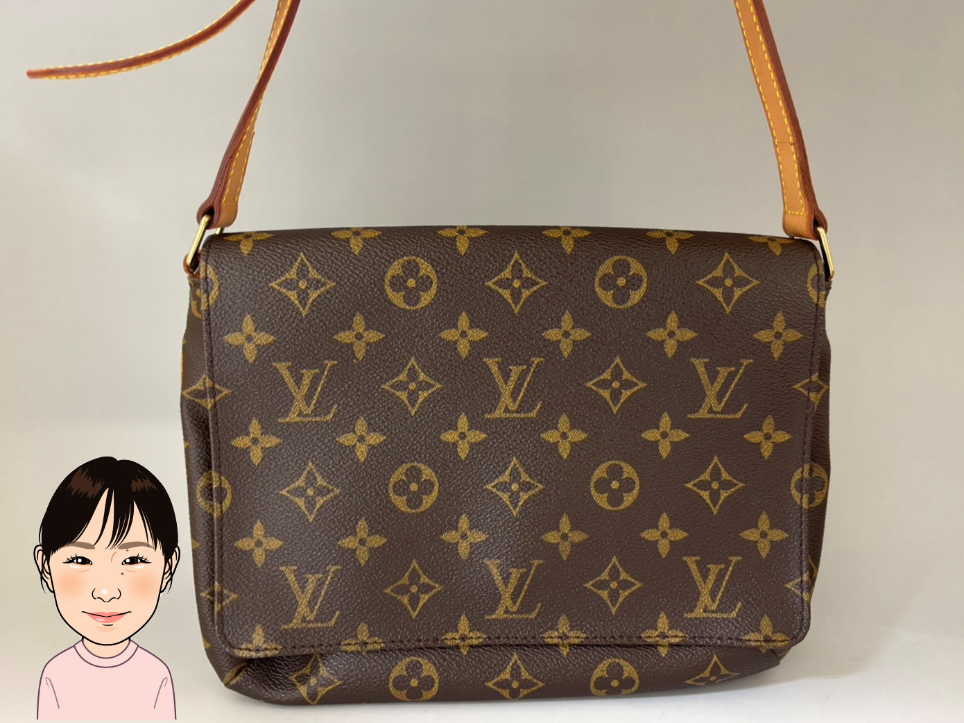 LOUIS VUITTON 【ルイヴィトン】 モノグラム ミュゼットタンゴ M51388 画像1