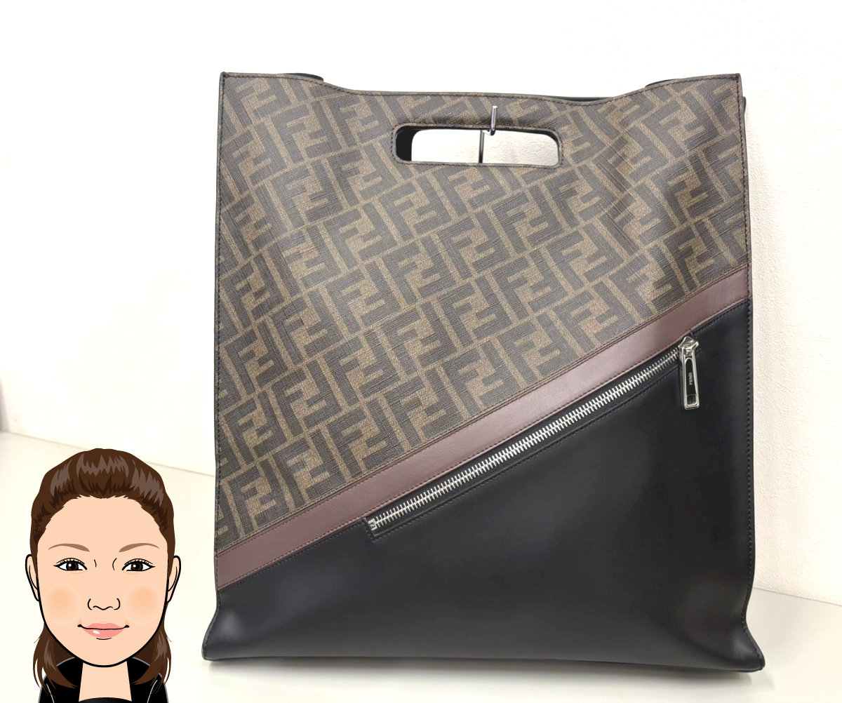 FENDI 【フェンディ】 ズッカ柄 トートバッグ 7VA481 A9XS 画像1