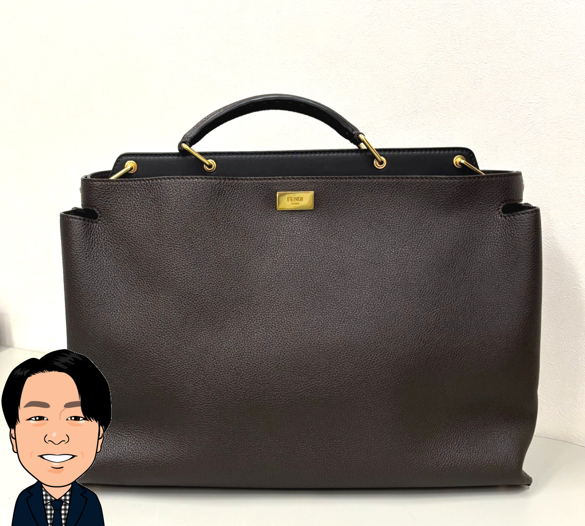 FENDI 【フェンディ】 ピーカブーエッセンシャル トートバッグ 7VA476 A9A 画像1