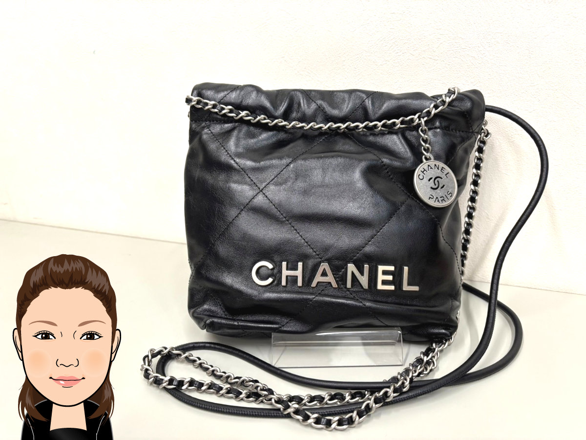 CHANEL 【シャネル】 シャネル22 ミニ チェーンショルダーバッグ 画像1