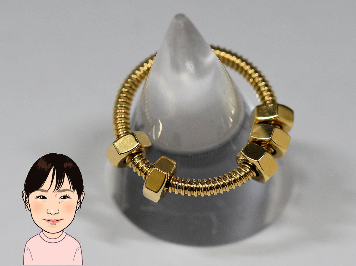 Cartier 【カルティエ】 K18YG　エクルドゥカルティエ　リング 画像1