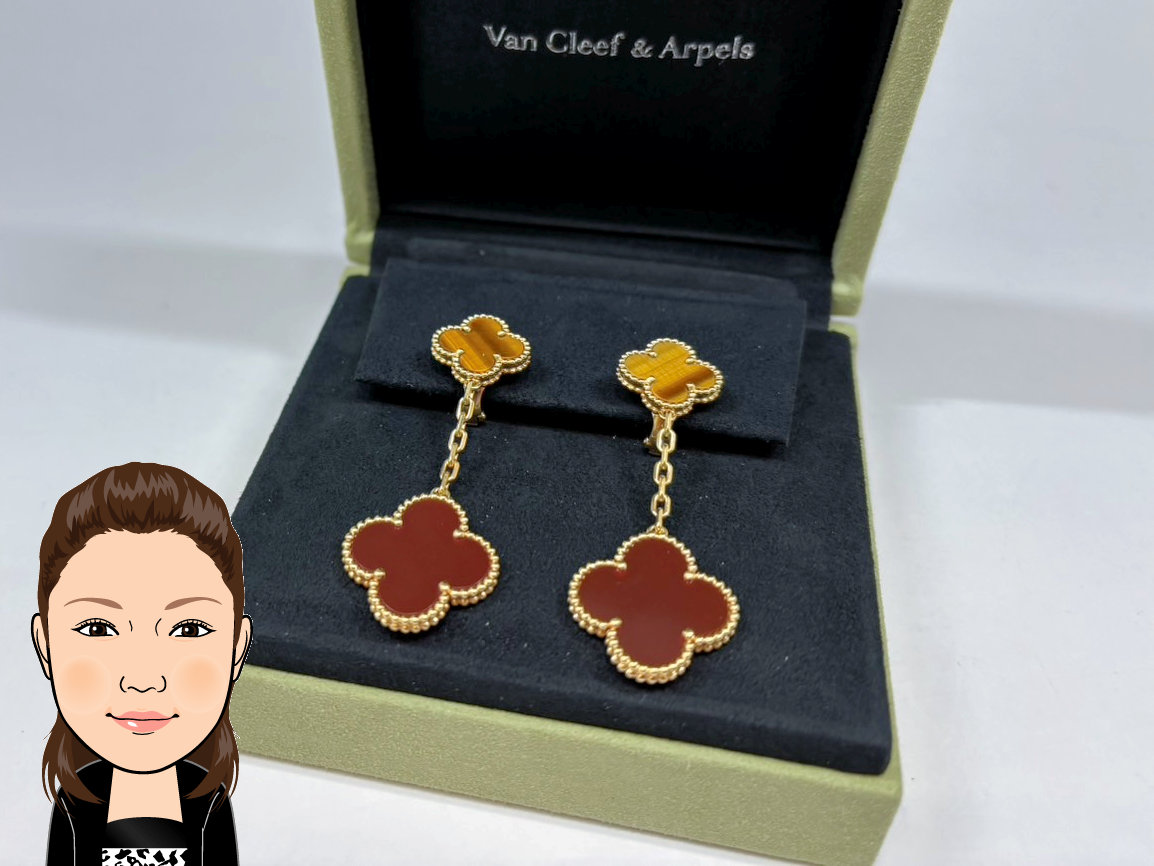 Van Cleef & Arpels【ヴァンクリーフ&アーペル】 マジックアルハンブラ ピアス 画像1