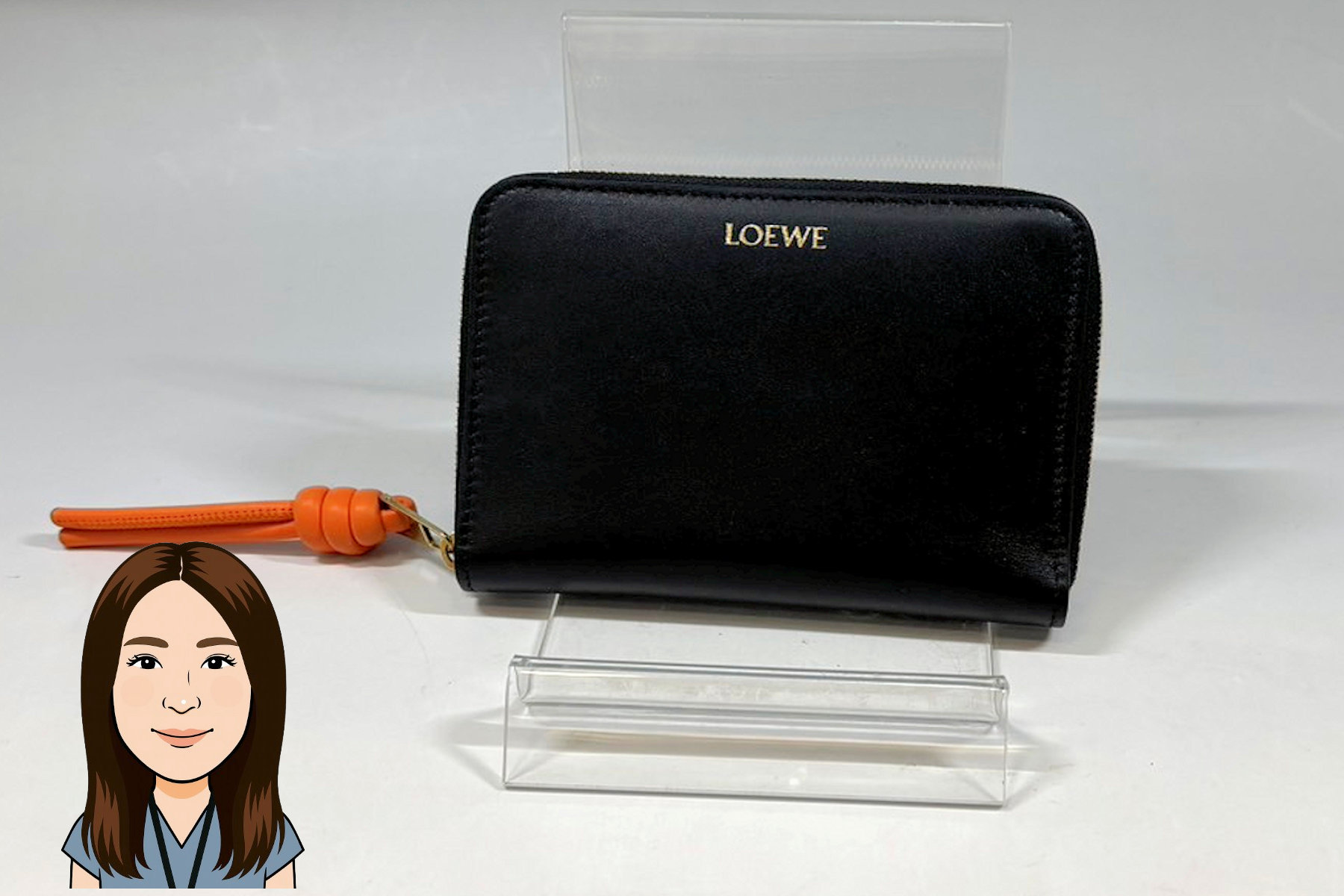 LOEWE 【ロエベ】 ノット コンパクトジップラウンドウォレット 財布 画像1
