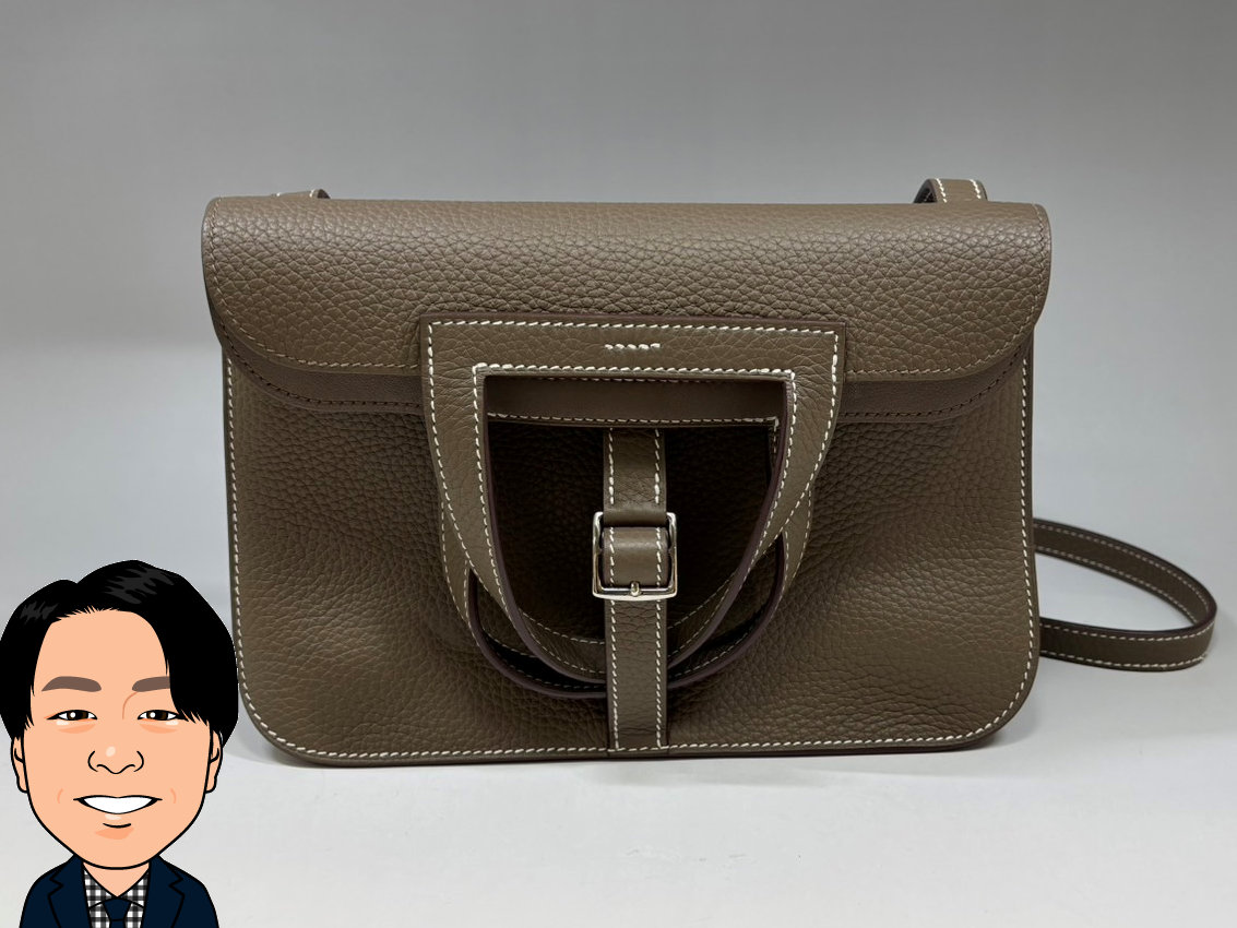 HERMES 【エルメス】 アルザン トリヨンクレマンス エトゥープ 画像1