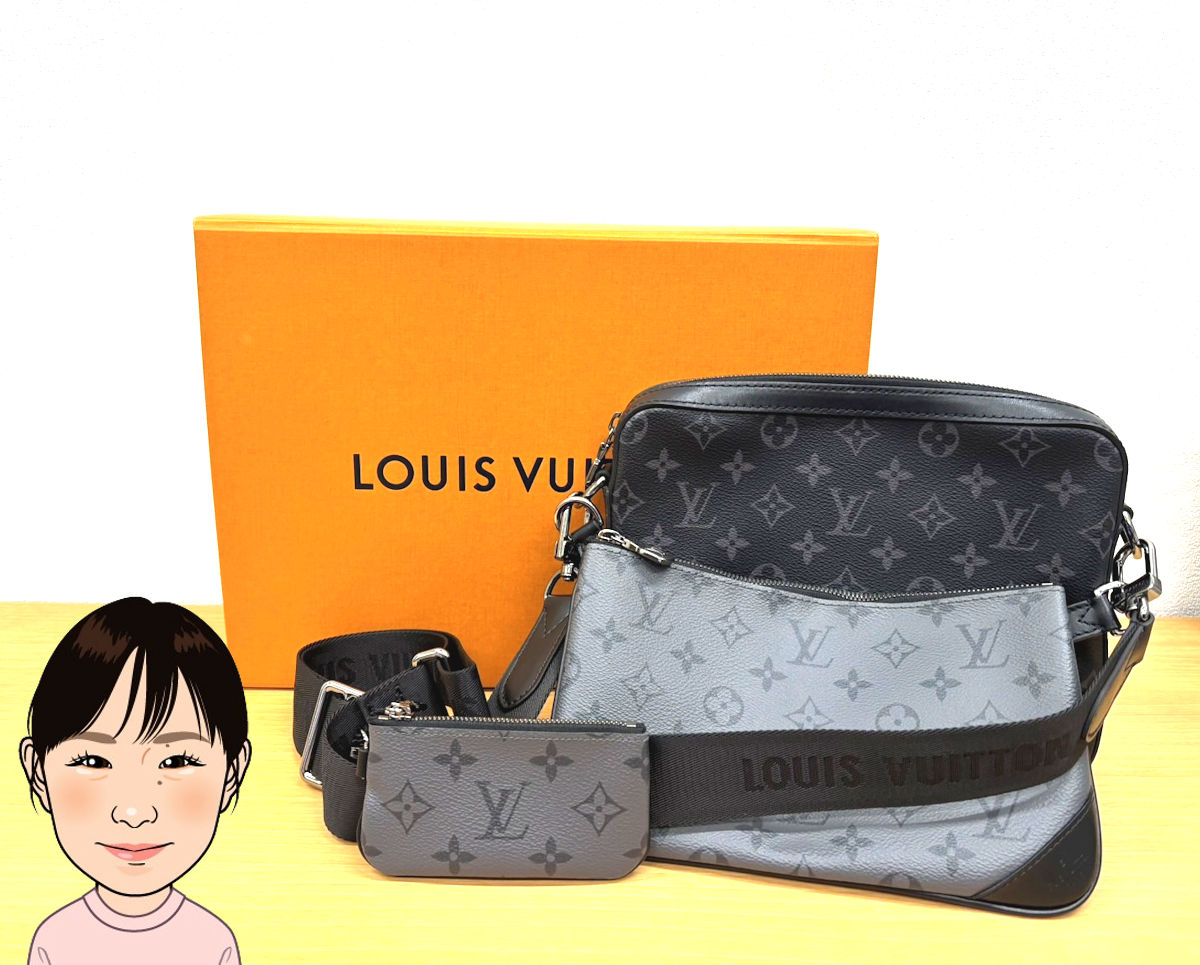 LOUIS VUITTON 【ルイヴィトン】 モノグラム･エクリプス トリオメッセンジャー ショルダーバッグ M69443 画像1
