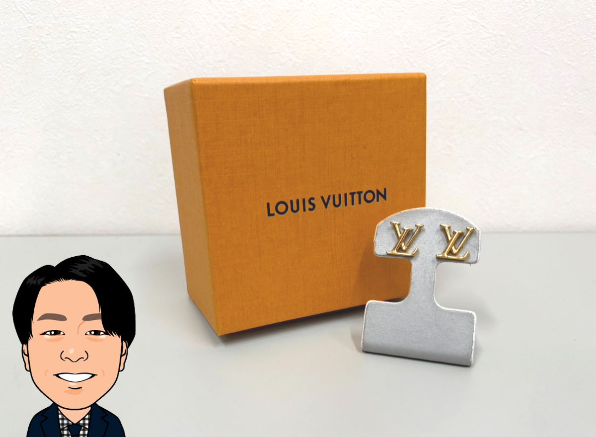 LOUIS VUITTON 【ルイヴィトン】 GP ピアス ブルックル ドレイユ 画像1