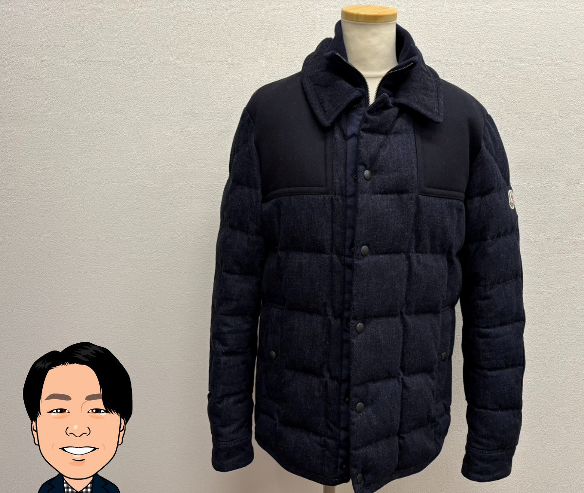 MONCLER 【モンクレール】デニム地 ダウンジャケット CLOVIS 画像1
