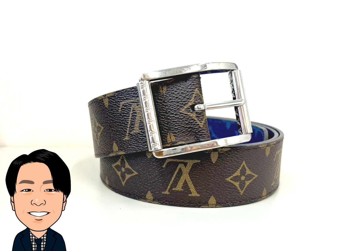 LOUIS VUITTON 【ルイヴィトン】 LVモノ　サンチュール リヴェルソ 40MM ベルト 画像1
