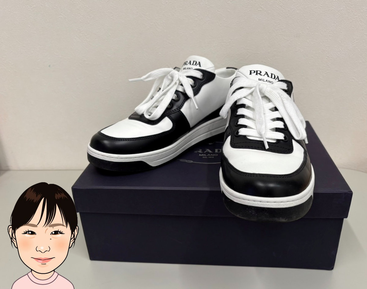 PRADA 【プラダ】 革 スニーカー 画像1