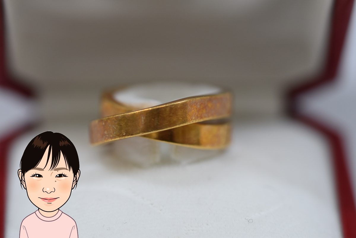 Cartier 【カルティエ】 K18YG エスプリドパリリング  指輪 画像1