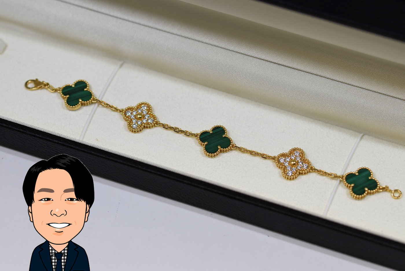 Van Cleef & Arpels【ヴァンクリーフ&アーペル】 ヴィンテージアルハンブラ ブレスレット 画像1