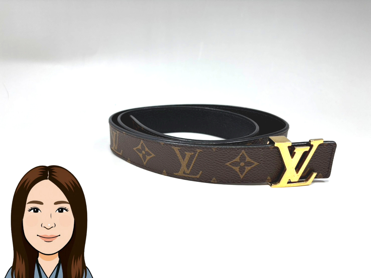 LOUIS VUITTON 【ルイヴィトン】 サンチュール LV イニシャル リバーシブル 30MM ベルト 画像1