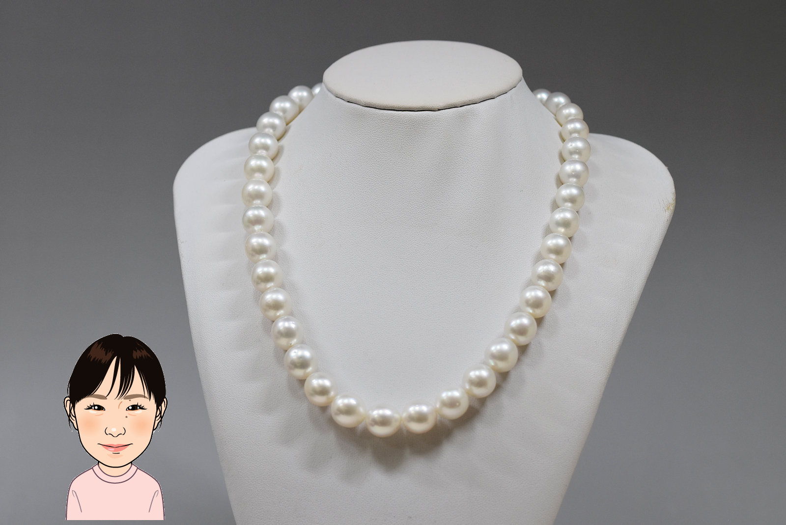 SV留め具 パール 真珠 ネックレス 画像1