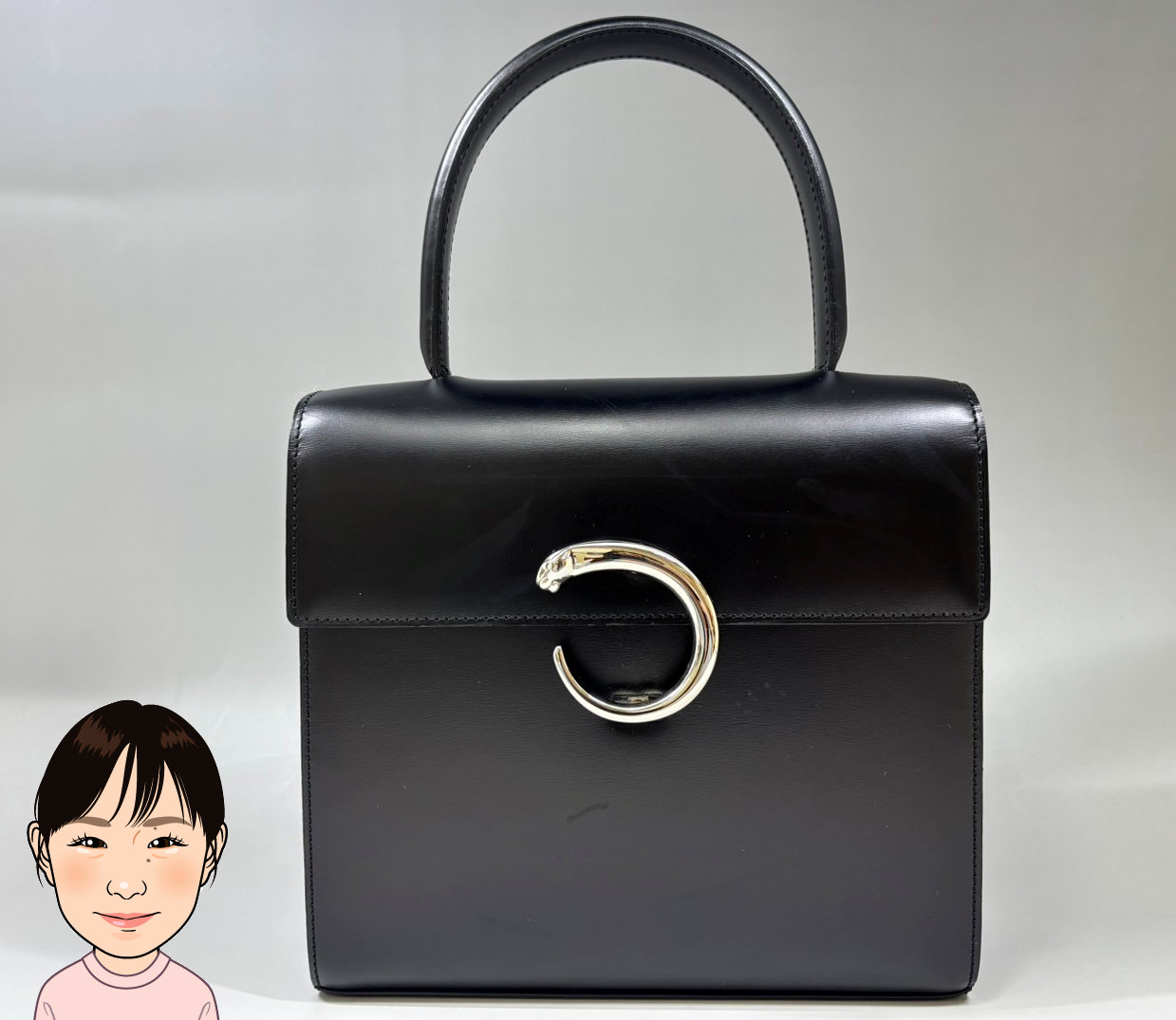 Cartier 【カルティエ】 パンテール ハンドバッグ 画像1