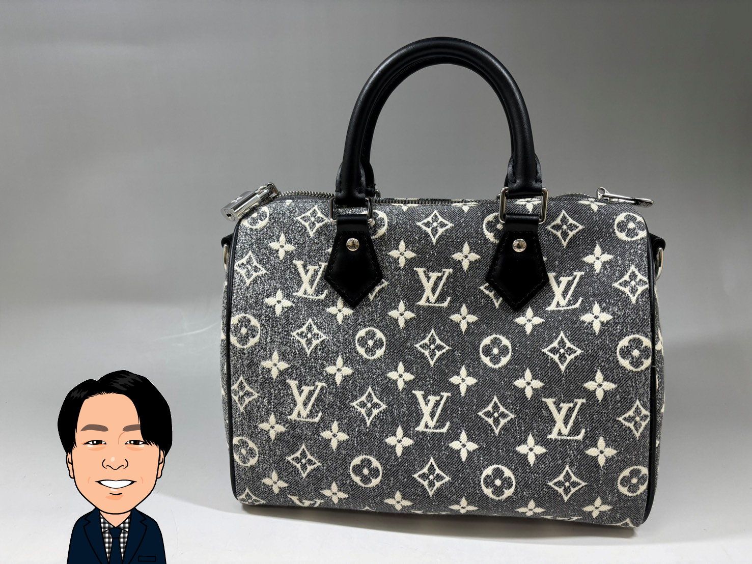 LOUIS VUITTON 【ルイヴィトン】 モノグラム・ジャガード  スピーディ・バンドリエール M21464 画像1