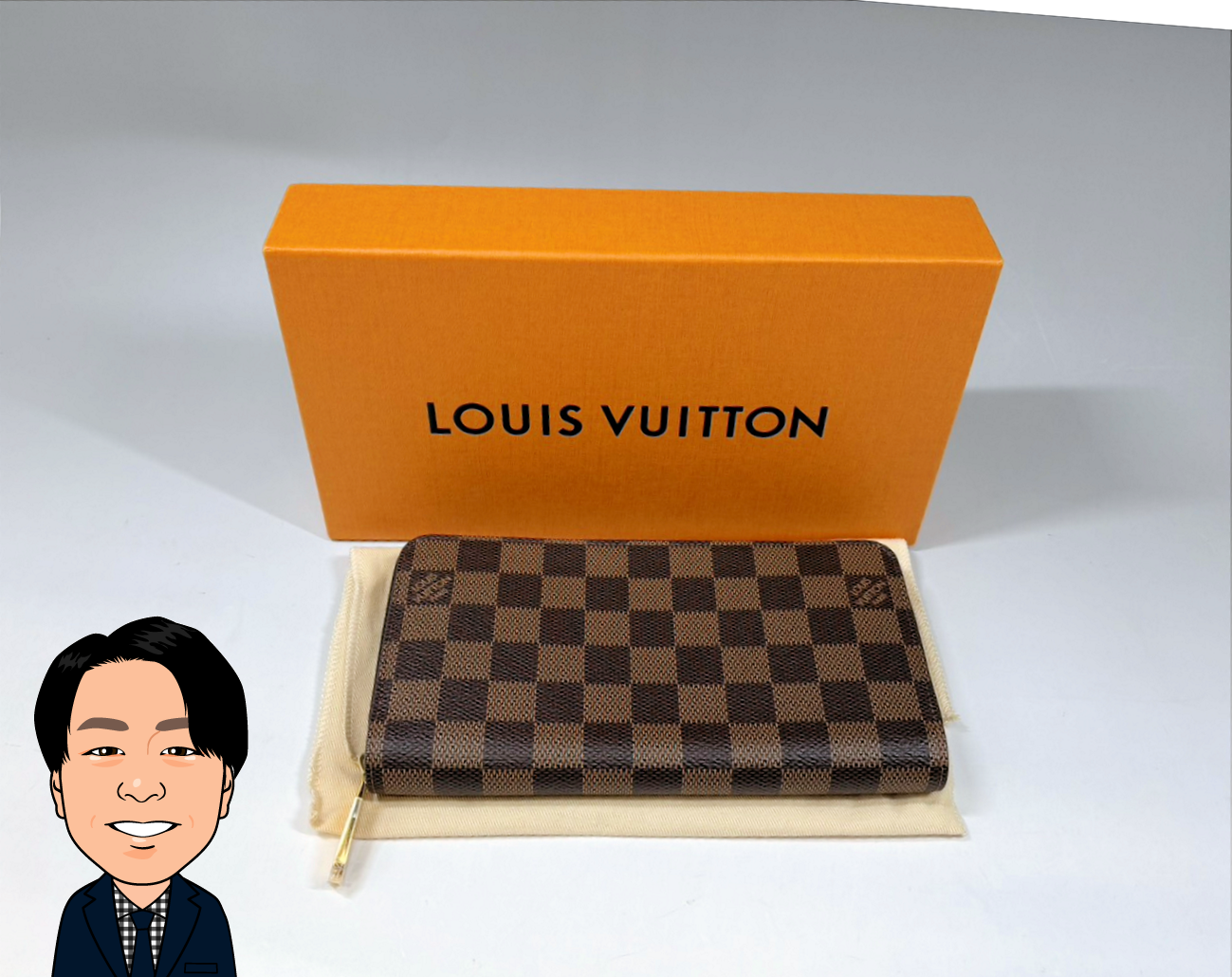 LOUIS VUITTON 【ルイヴィトン】 ダミエ ジッピーウォレット N41661 画像1