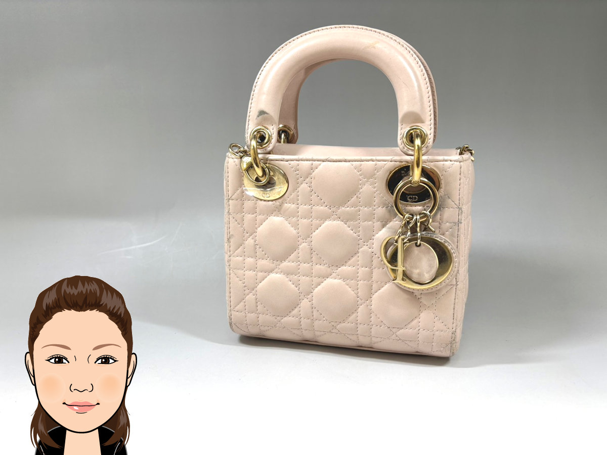 C.Dior 【ディオール】 レディディオールミニ ショルダーバッグ 画像1