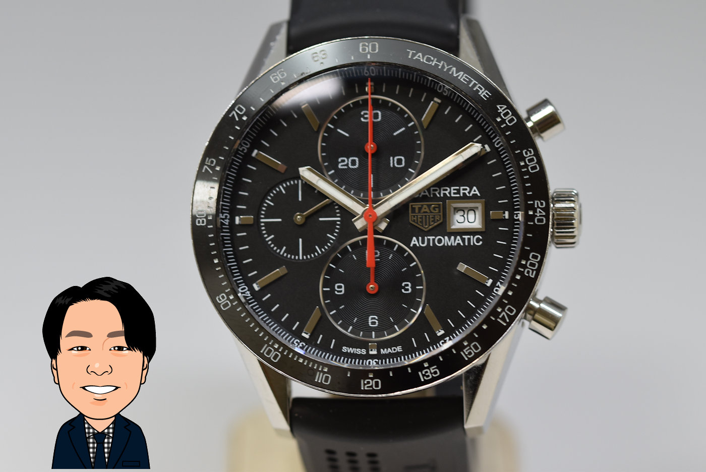 TAG HEUER 【タグホイヤー】 カレラ キャリバー16 クロノグラフ CV201AK-7 画像1